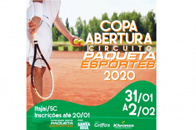 Últimos dias das inscrições para a Copa Abertura Circuito Paquetá Esportes 2020!